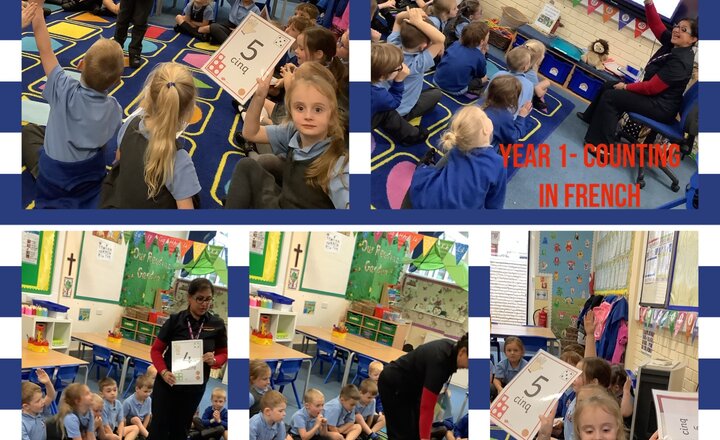 Image of Year 1- Counting in french.