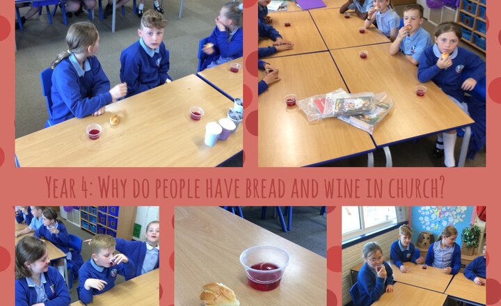 Image of Year 4 - Learning about Holy Communion