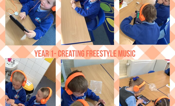 Image of Year 1- Creating freestyle music