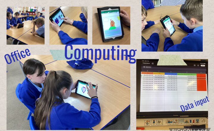 Image of Year 5 - Computing - Data input and office