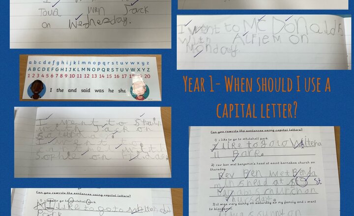 Image of Year 1- When should I use a capital letter?