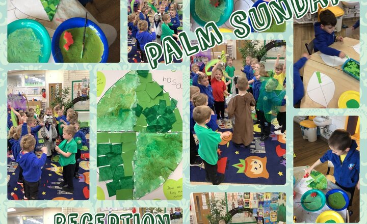Image of Reception class- Palm Sunday