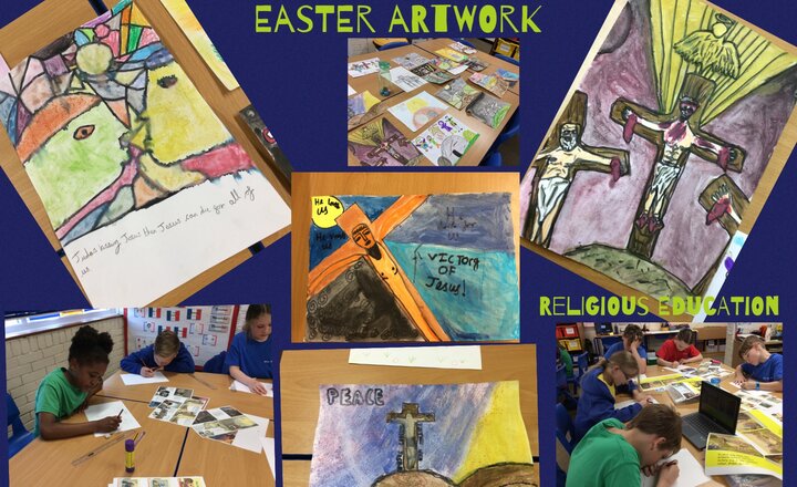 Image of Easter Artwork- Year 5 