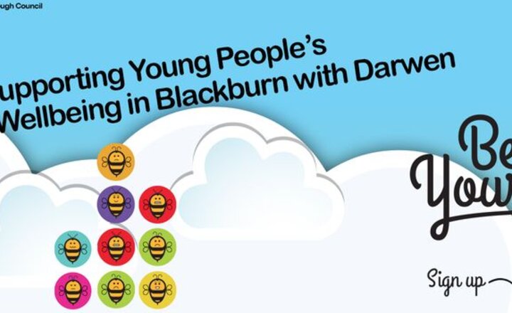 Image of Bee Yourself: A brilliant online platform designed to promote mental health and wellbeing for young people living in Blackburn with Darwen