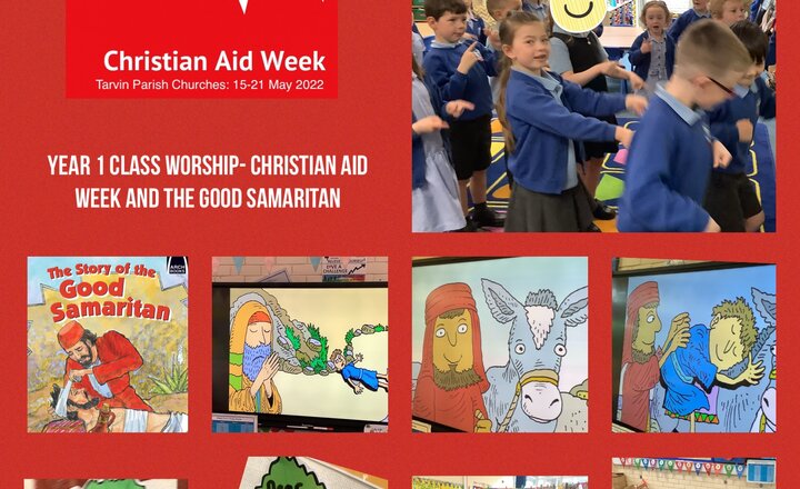 Image of Year 1 Class Worship- Christian Aid Week and The Good Samaritan 