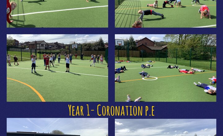 Image of Year 1- Coronation PE activities