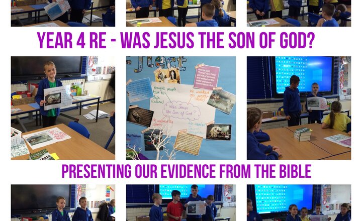 Image of Year 4 - RE: Jesus the Son of God