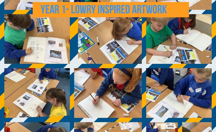 Image of Year 1- Lowry Inspired Artwork