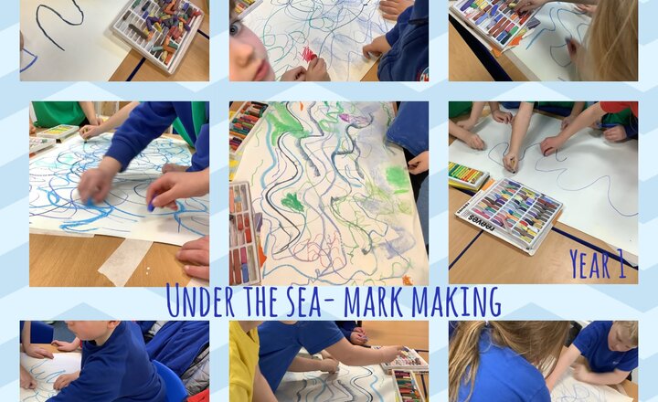 Image of Year 1- Under the sea- Mark making 