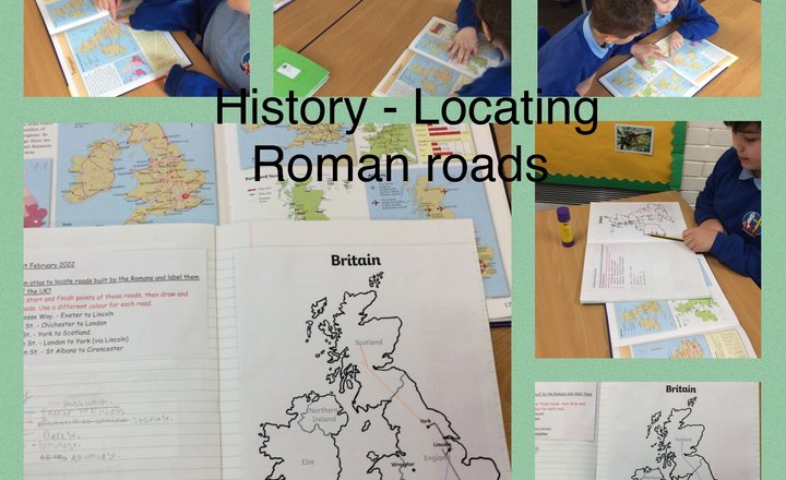 Image of Year 3 - History - locating Roman roads 