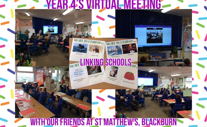 Image of Year 4 - Linking Schools Zoom Meeting