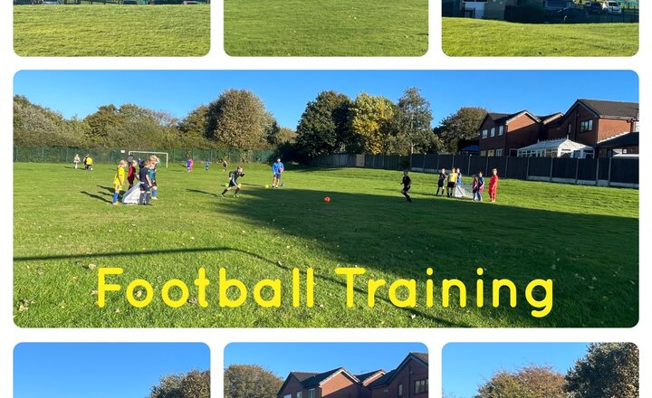 Image of Football training in the sun
