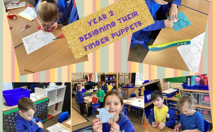 Image of Year 2 - Designing finger puppets 