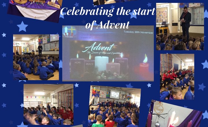 Image of Advent worship with Rev Nick