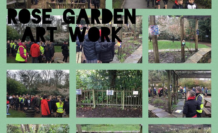 Image of Year 5 and 6 Rose Garden Visit