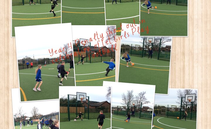 Image of Year 4 Penalty shootout to celebrate Let Girls Play Football