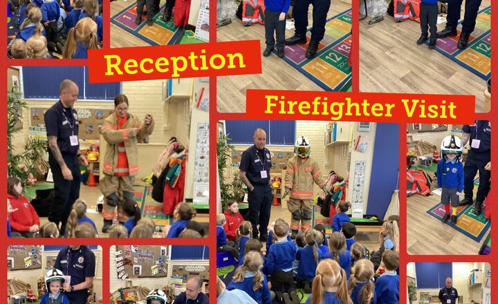 Image of Reception: Firefighter visit 
