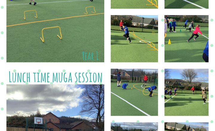 Image of Year 1- Lunch time MUGA session