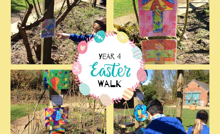 Image of Year 4 - Easter Artwork Walk