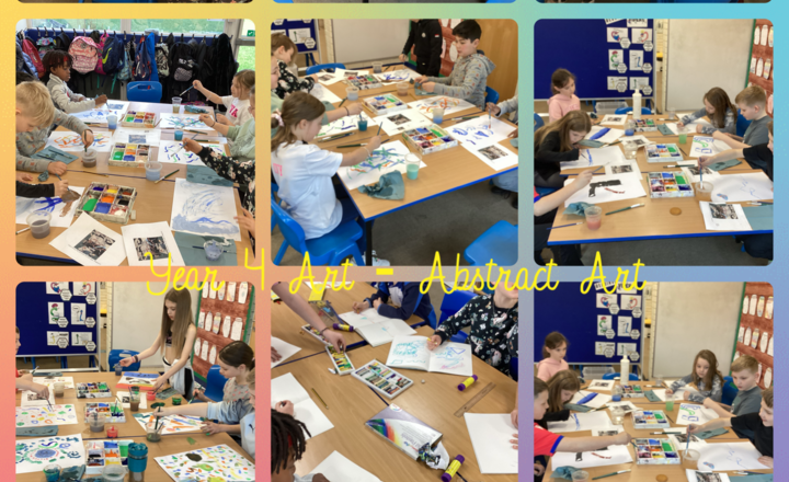 Image of Year 4 Art - Analysing and Interpreting Abstract paintings 