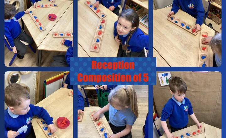Image of Reception Maths - composition of 5