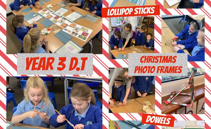 Image of Year 3 D.T: Making our Christmas Photo Frames