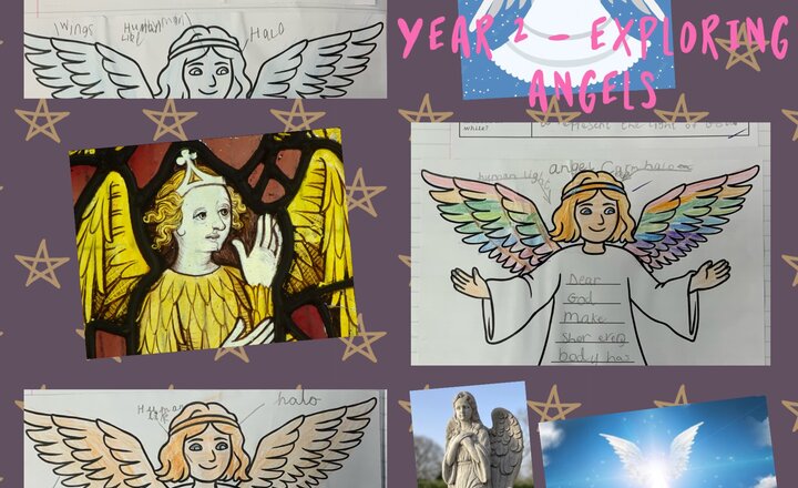 Image of Year 2 - Exploring how angels are portrayed.