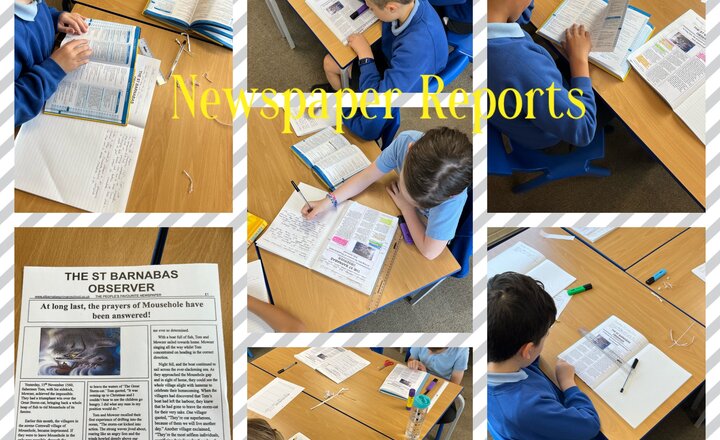 Image of Newspaper Reports- The 5W’s and 1H