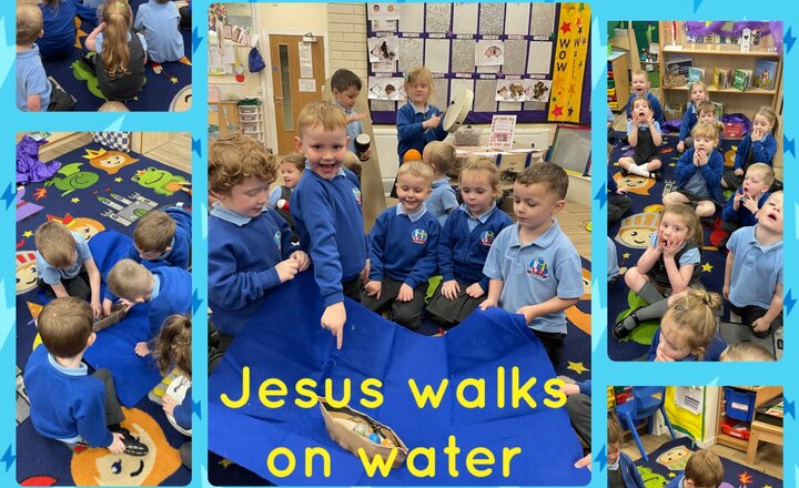 Image of Reception- Jesus walks on water 