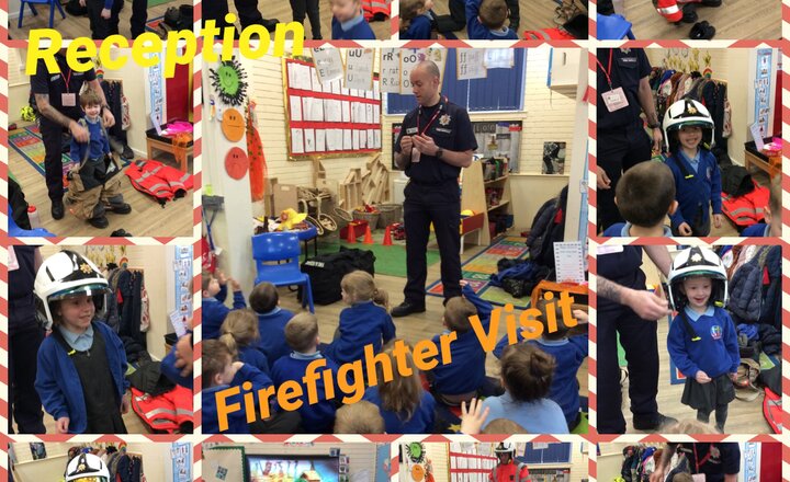 Image of Reception- Firefighter Visit 