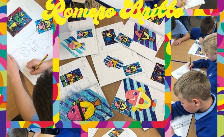 Image of Creating master pieces in the style of Romero Britto in Year 4