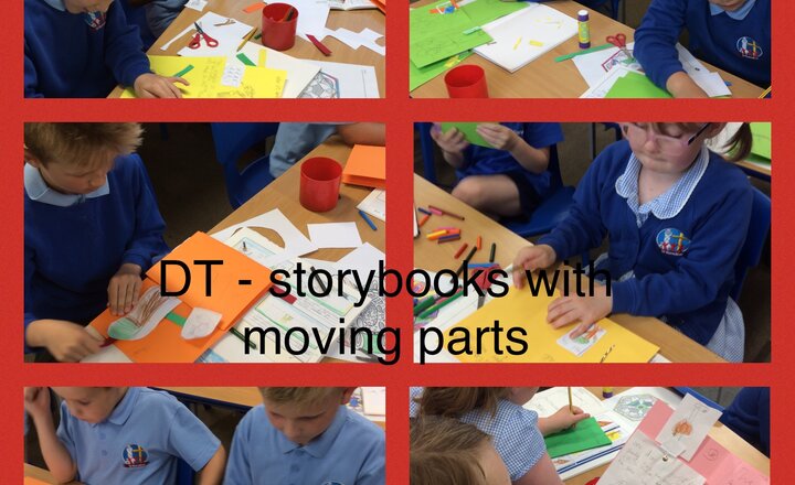 Image of Year 3 - Making storybooks with moving parts