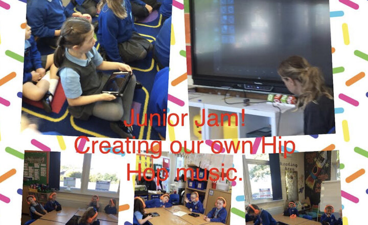Image of Year 2-  Junior Jam - Creating their own Hip Hop music