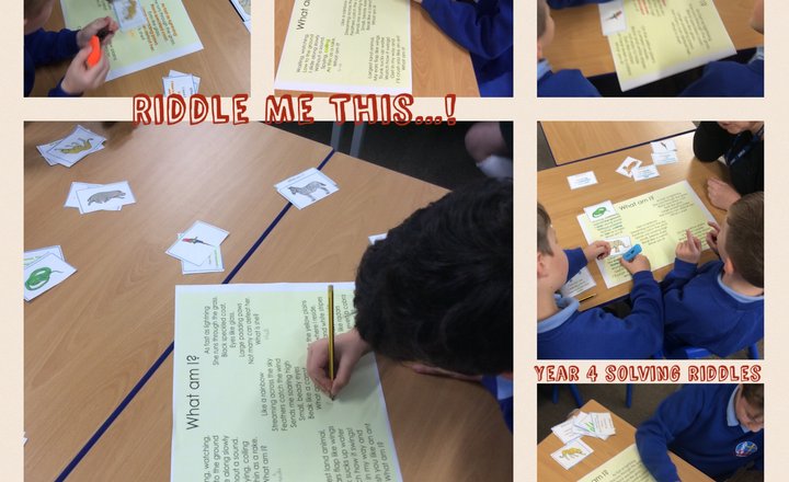 Image of Year 4’s Riddle Investigation