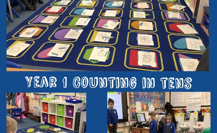 Image of Year 1 Counting in Tens