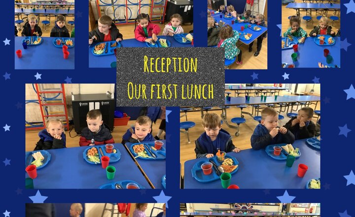 Image of Reception: our first lunch 