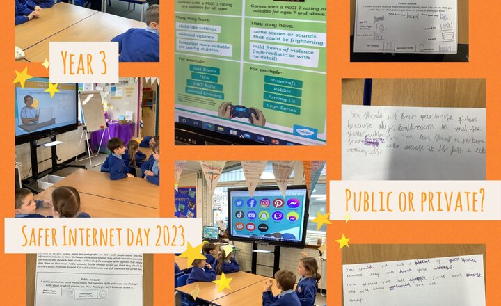 Image of Year 3 Safer Internet Day 2023
