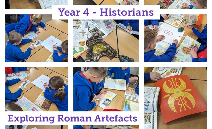 Image of Year 4 Researching Roman Life