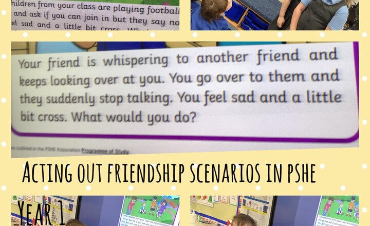 Image of Year 1- Friendship and kindness 