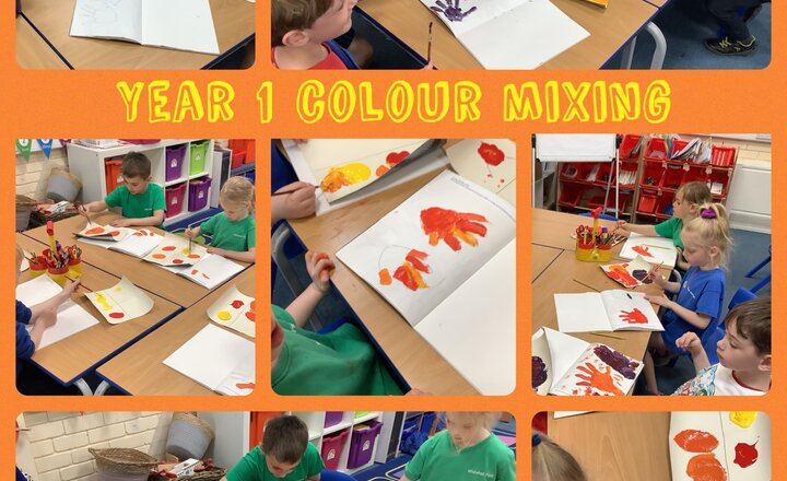 Image of Year 1 Colour Mixing
