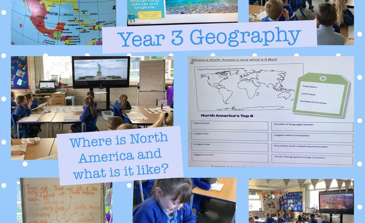 Image of Year 3 Geography: Where is North America and what is it like? 