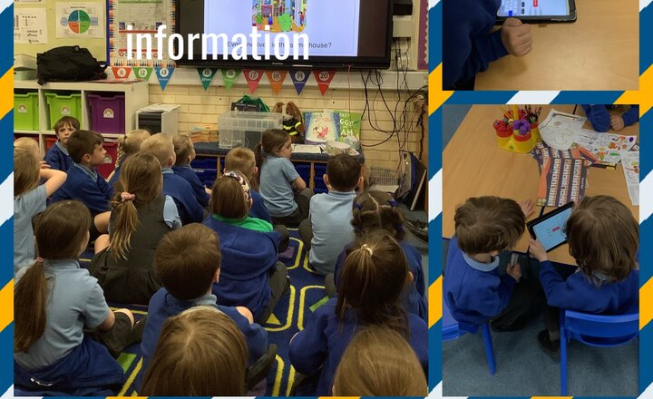 Image of Year 1- Internet safety.