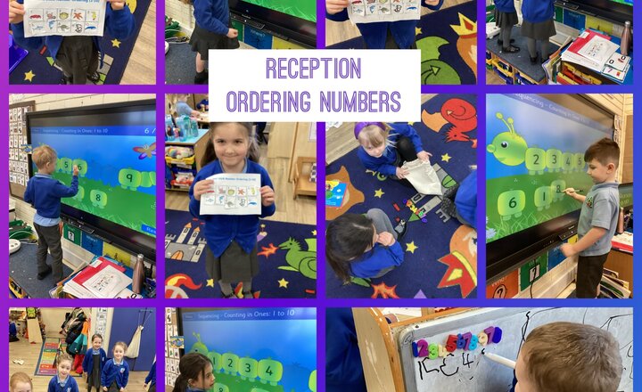 Image of Reception - Ordering Numbers 