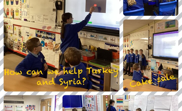 Image of Year 5 - Smart School Council. How can we help Turkey and Syria?
