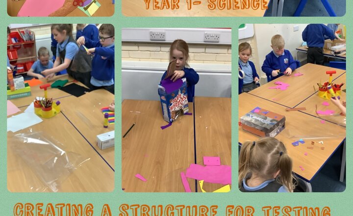 Image of Year 1- Creating a structure for testing