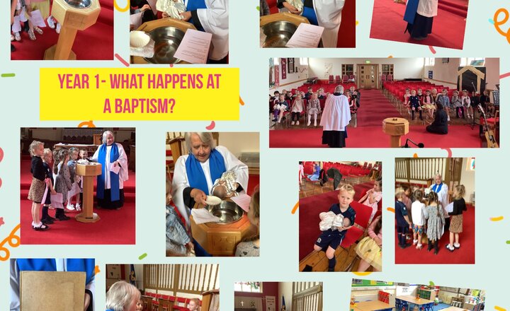 Image of Year 1- Experiencing a Mock Baptism 
