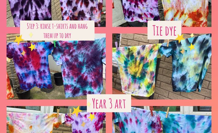 Image of Year 3 Tie Dye: The Finished Product!