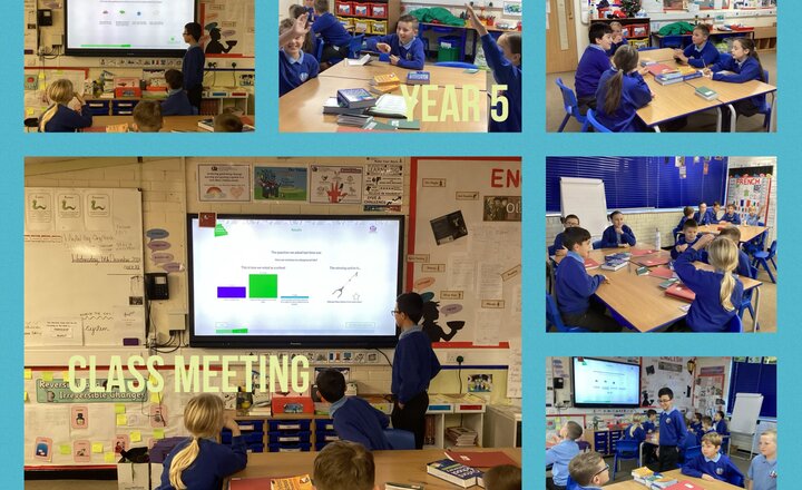 Image of Year 5- School Council Class Meeting- How can we make school feel cosier?