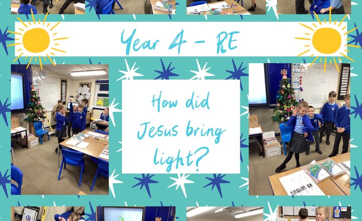 Image of Year 4 - RE: How did Jesus bring light?