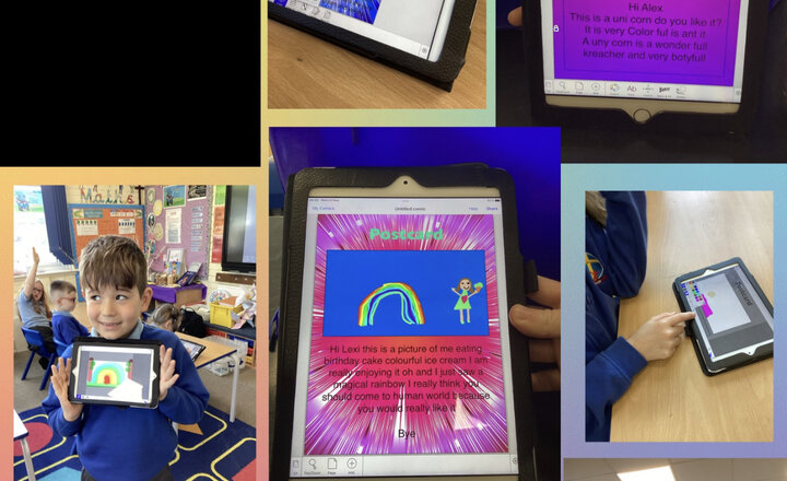 Image of Year 2 - Creating ICT postcards